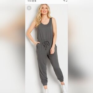 Maurices 24/7 Ribbed Jogger Jumpsuit